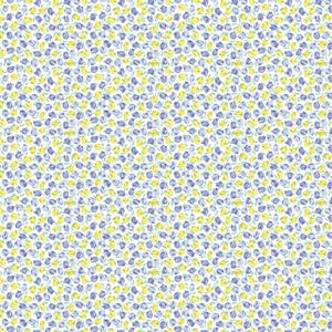 This fabric is from Liberty of London for the collection "London Parks" for Riley Blake. This floral print is purple and yellow tulips tossed all over with little green leaves. This fabric is suitable for any sewing project including garments! 