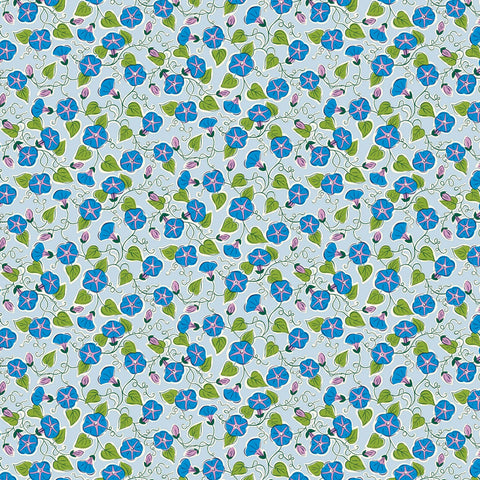 Paradise Vine - Liberty Postcard From Paradise - Blue