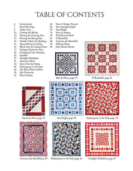 Red, White & Blue Star Quilts