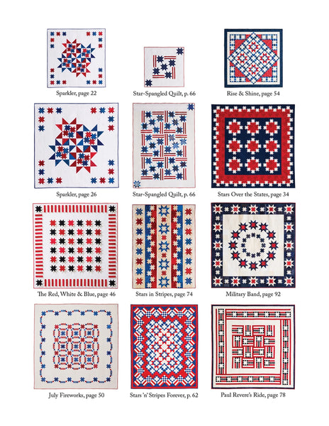 Red, White & Blue Star Quilts