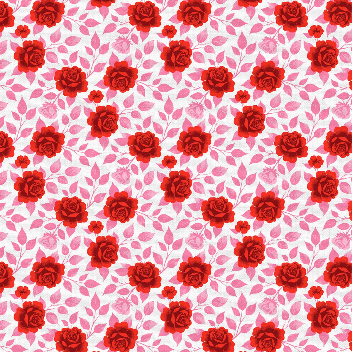 Valentines Roses - Be My Valentine - Pink/ Red – the-sew-op