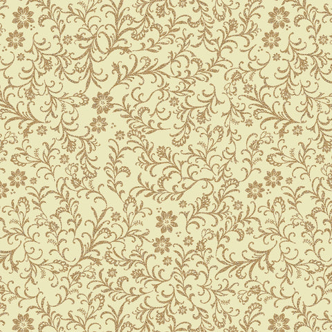 Holiday Vines - Holiday Tidings - Cream with Metallic