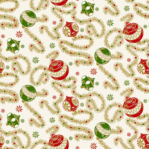 Multi Ornaments & Garland - Santa's Coming to Town