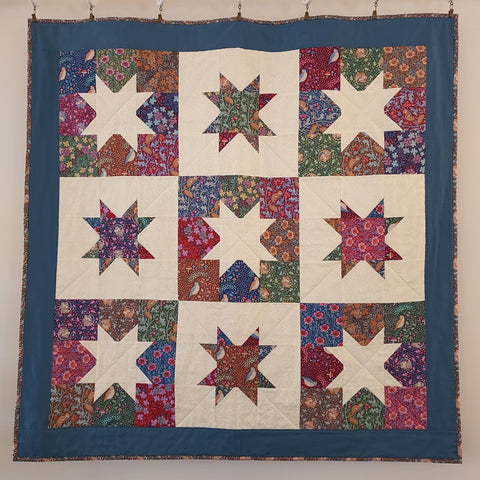 Oh my Stars!!&nbsp; If you are looking for some adventure in your beginner quilting journey, look no further than this easy, but sophisticated looking Star Quilt.&nbsp;