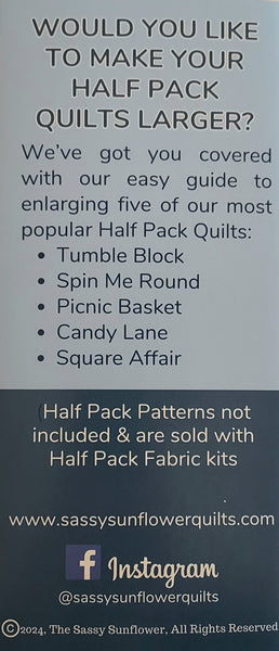 Super Size - Half Pack Quilts