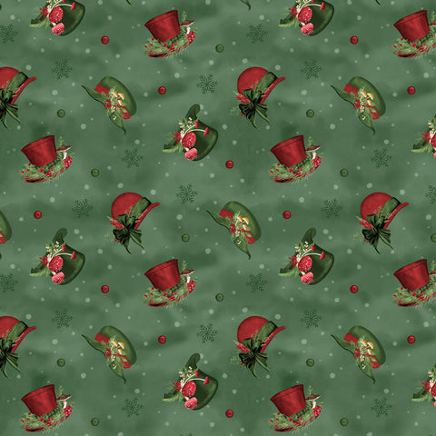 Hat Toss - Woodland Snowmen - Green