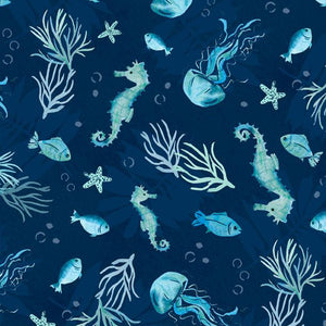 Sea Life - Underwater Wonders - Blue