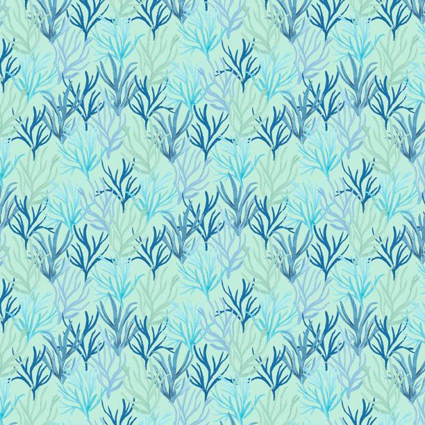 Coral - Underwater Wonders - Light Blue
