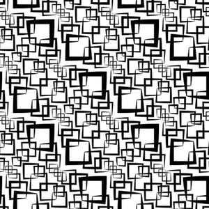 Squares - Paradox II - Black and White