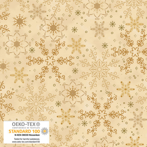 Big Snow Crystal - Beige/Gold