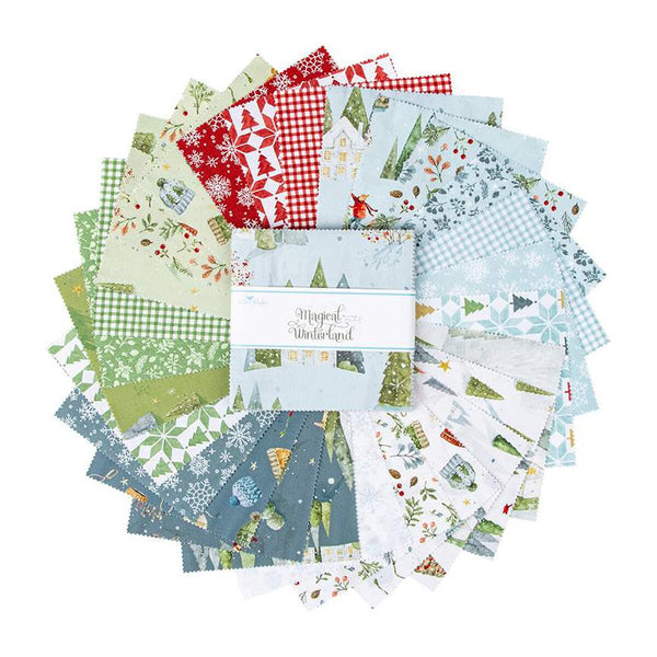 5in Squares Magical Winterland, 42pcs/bundle