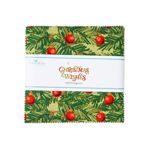 5in Squares Christmas Wishes, 42pcs/bundle