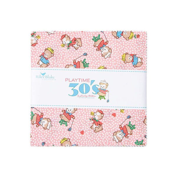 Playtime 30s - 5in Squares - 42pcs/bundle