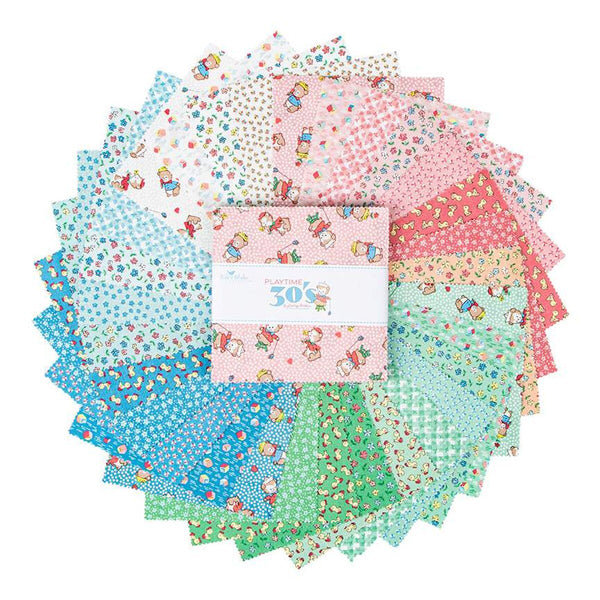 Playtime 30s - 5in Squares - 42pcs/bundle
