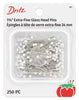 Extra Fine Glass Head Pin Size 22 - 1 3/8in 150ct