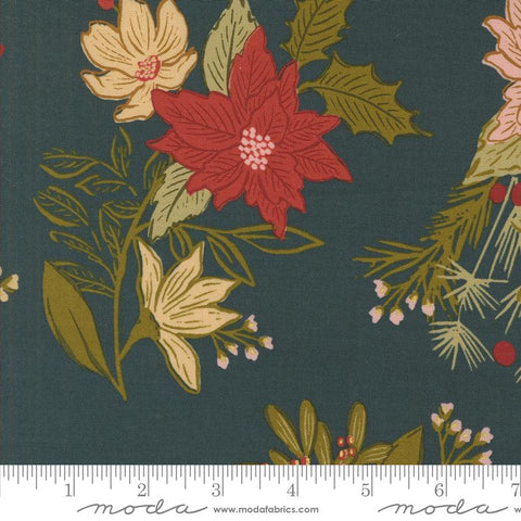 Festive Florals - Old World Yuletide - Midnight