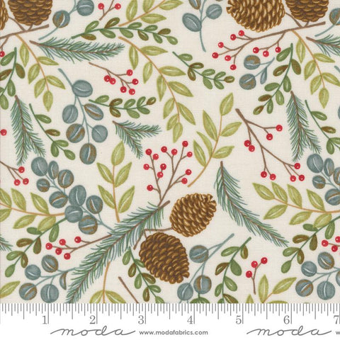 Woodland Greenery - Winter Friends - Snowy White