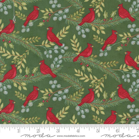 Cardinals in the Tree - Winter Friends - Spruce