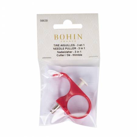 Needle puller - Perfect 3 in 1 (needle puller + cutter + thimble) Ideal for hand sewing heavy weight fabrics and quilt binding.