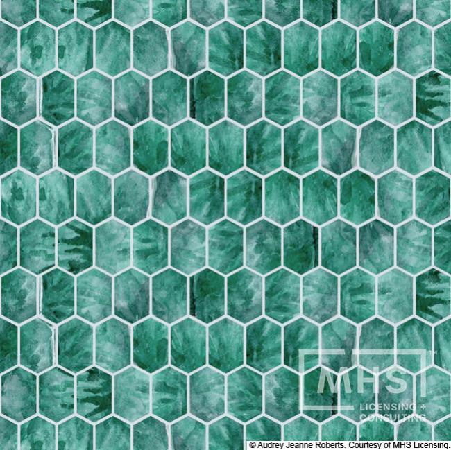 Tortoise Shell - Coastal Waterways - Teal