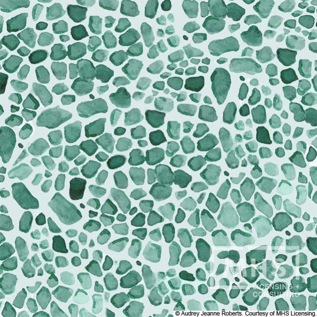 Pebbles - Coastal Waterways - Teal