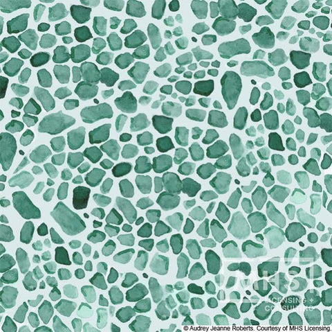 Pebbles - Coastal Waterways - Teal