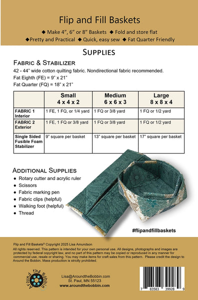 Flip and Fill Baskets