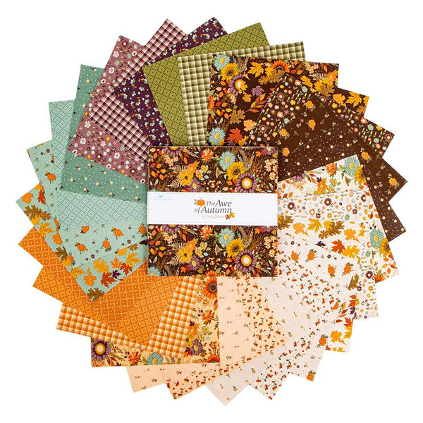 Awe of Autumn Charm Pack - 42pcs - 5" Squares