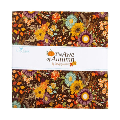 Awe of Autumn Charm Pack - 42pcs - 5" Squares