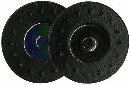 Magnetic Snaps with Leather-Like Edge