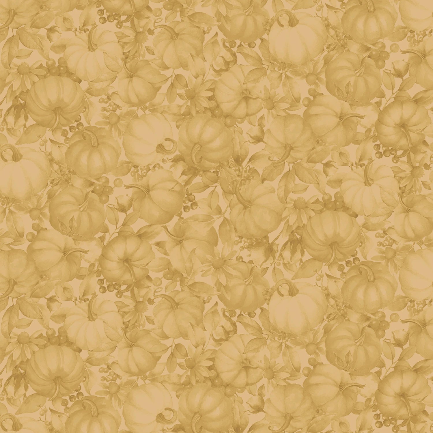 Tonal Pumpkins - Bountiful Harvest - Gold