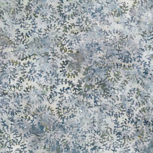 Spiral Vines - Blue Batik