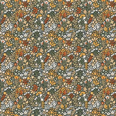 This fabric is from<span>&nbsp;</span><span disable_itemprop="brand">Riley Blake Designs and is designed by Danelys Sidron for the Old Garden by Danelys Sidron Collection. This fabric has a black background with red and white flowers with green- and mustard-colored leaves.&nbsp;</span>
