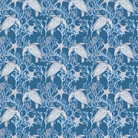 Sea Turtles - Ocean Oasis - Blue