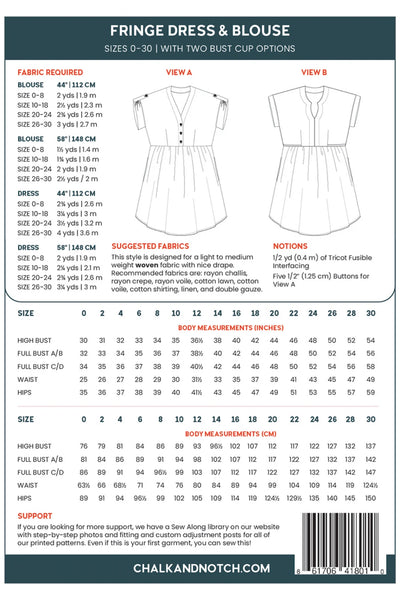 Fringe Dress & Blouse