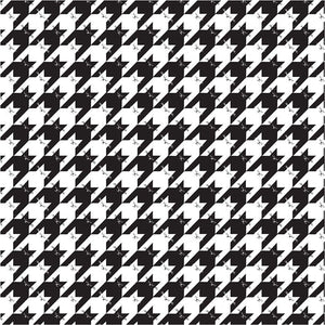 This fabric from Feline Good collection for Timeless Treasure is a kitty print disguised as houndstooth. Black and white fabric, print is medium scale. 