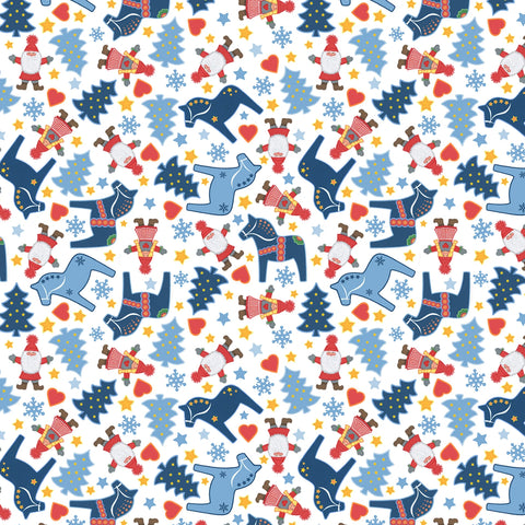 Christmas Horse - Tomtens Folklore - Blue