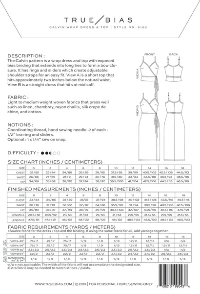 Calvin Wrap Dress & Top
