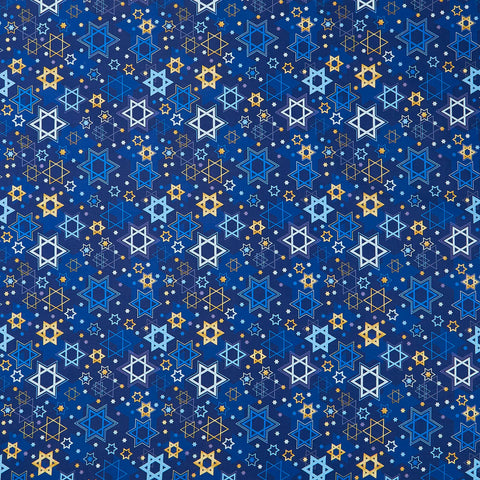 Digital Stars of David - Happy Hanukkah - Multi
