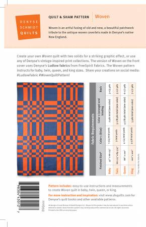 Woven Quilt and Sham Pattern