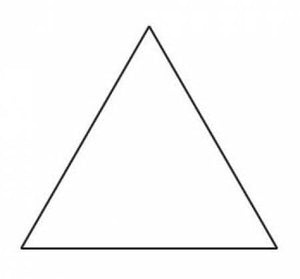 2" Equilateral Triangle Papers