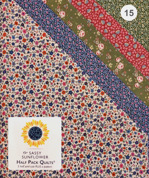 Sassy Sunflower - Half Pack Quilt Kit