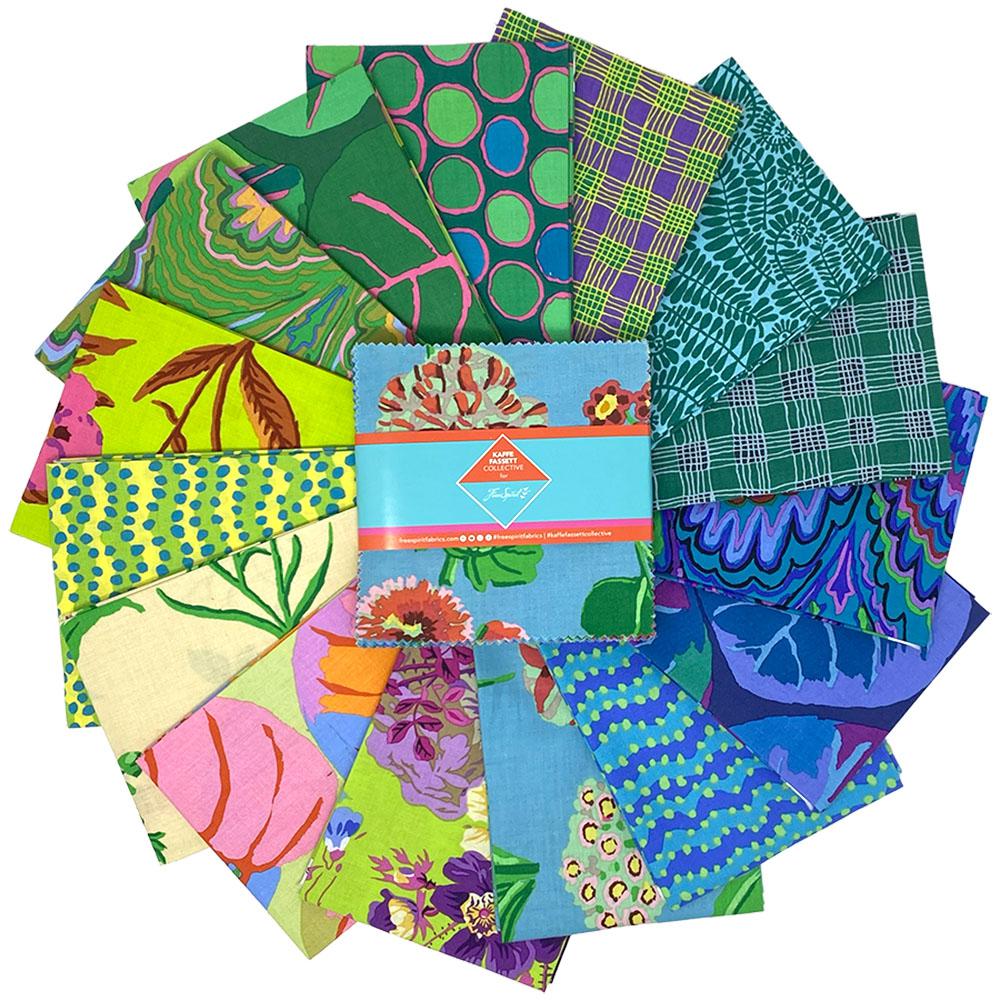 Feb. 2025 Cool - Kaffe Fassett Charm Pack