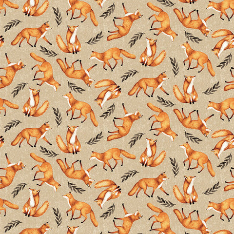 Foxes - Beige - Foliage & Fur Coats
