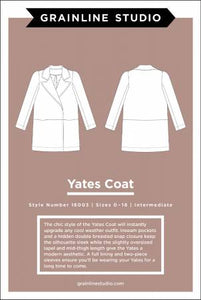 The chic style of the Yates Coat will instantly upgrade any cool weather outfit. Inseam pockets and a hidden double breasted snap closure keep the silhouette sleek while the slightly oversized lapel and mid-thigh length give the Yates a modern aesthetic. 