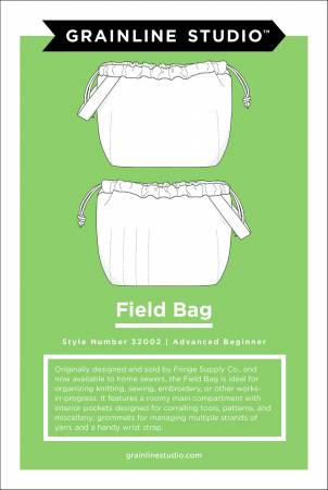The Field Bag was originally designed and sold by Fringe Supply Co. and is now available to home sewers as a sewing pattern! 