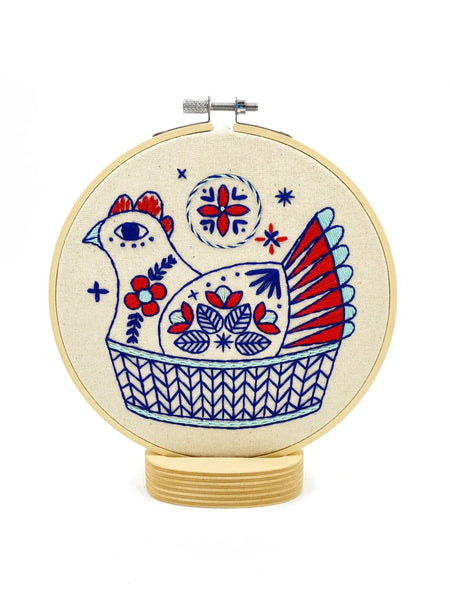 French Hen - Embroidery Kit