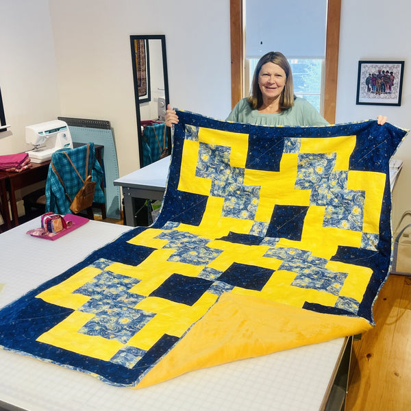 3 yard lap quilt top class
