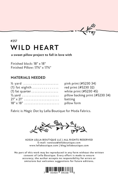 Wild Heart Pillow