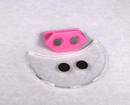 Protect your fingers from rotary blades! Position your fingers behind the ruler handle to keep them safe from rotary cutter accidents.